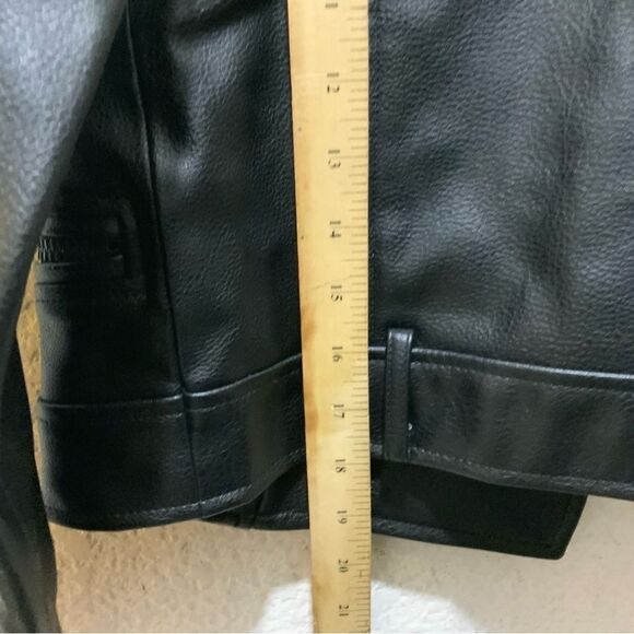 Oak + Fort vegan Leather Biker Jacket Women’s XS - Picture 7 of 9
